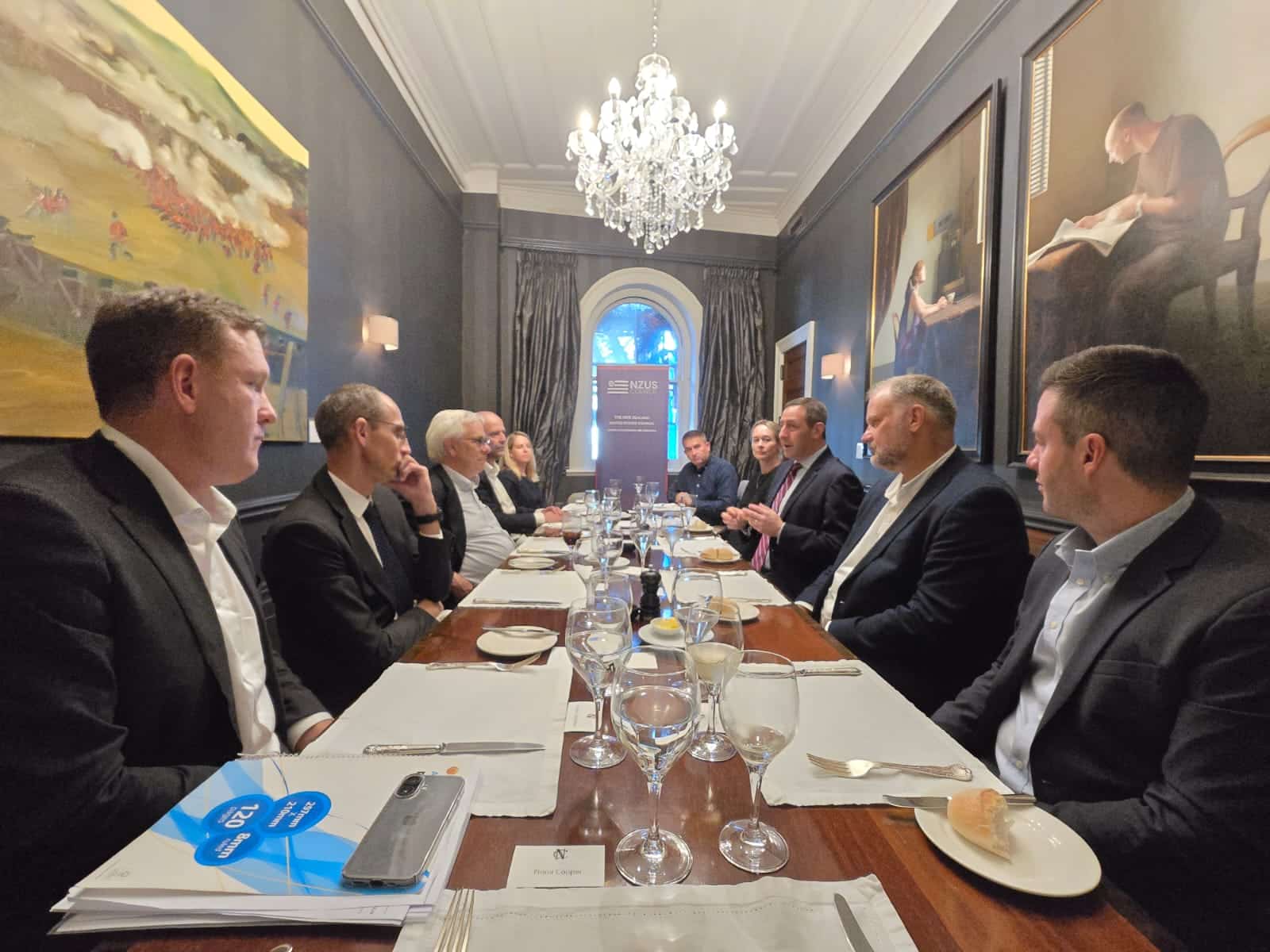 NZUS Council in Discussion with Dr Charles Edel